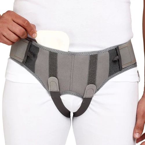 Grey Foam Tynor Hernia Belt, For Clinic, Hospital, Personal Use, Feature : Absorb Fat, Durable