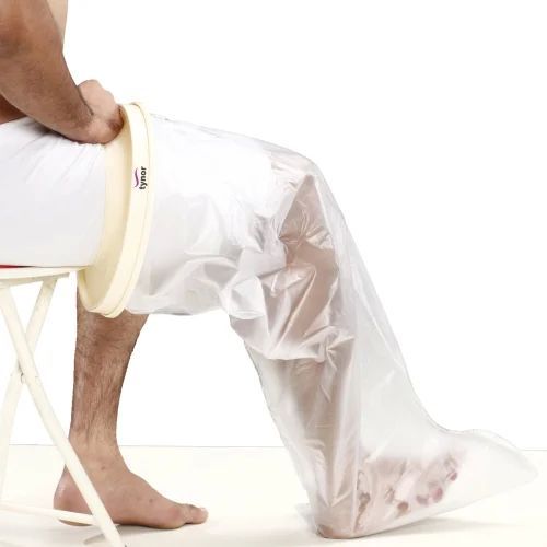 Transparent Tynor Legs Cast Cover, for Hospital, Size : Universal