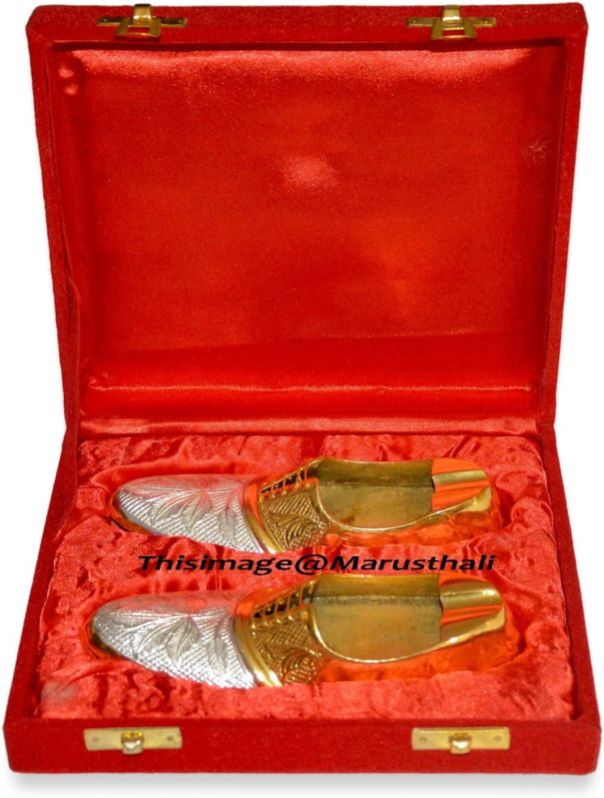 Brass Silver Plated Shoes