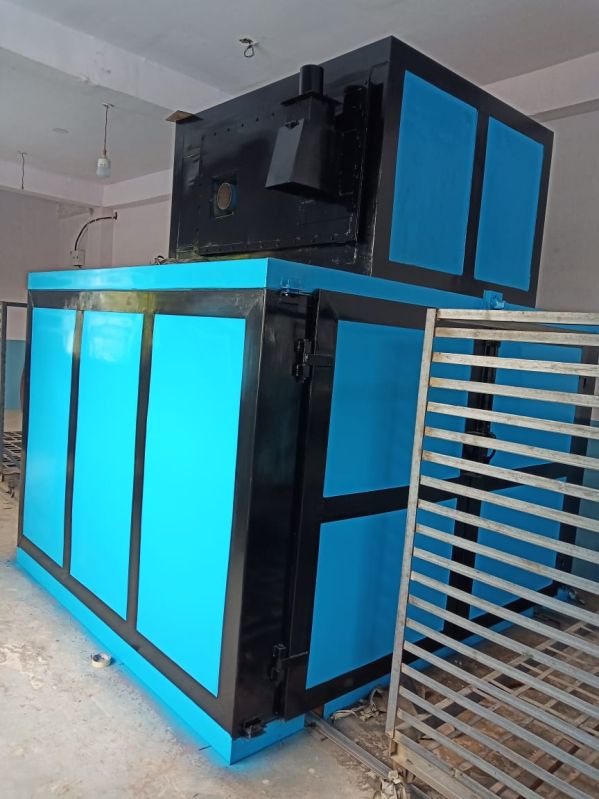Blue Semi Automatic direct gas fired oven, for Heating