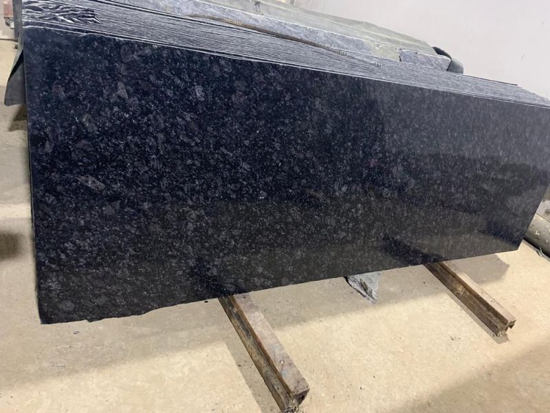 Majestic Black Granite Slab, for Staircases, Flooring, Shape : Rectangular
