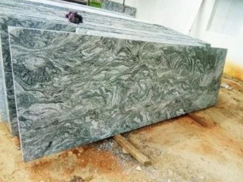 Zebra Green Granite Slab