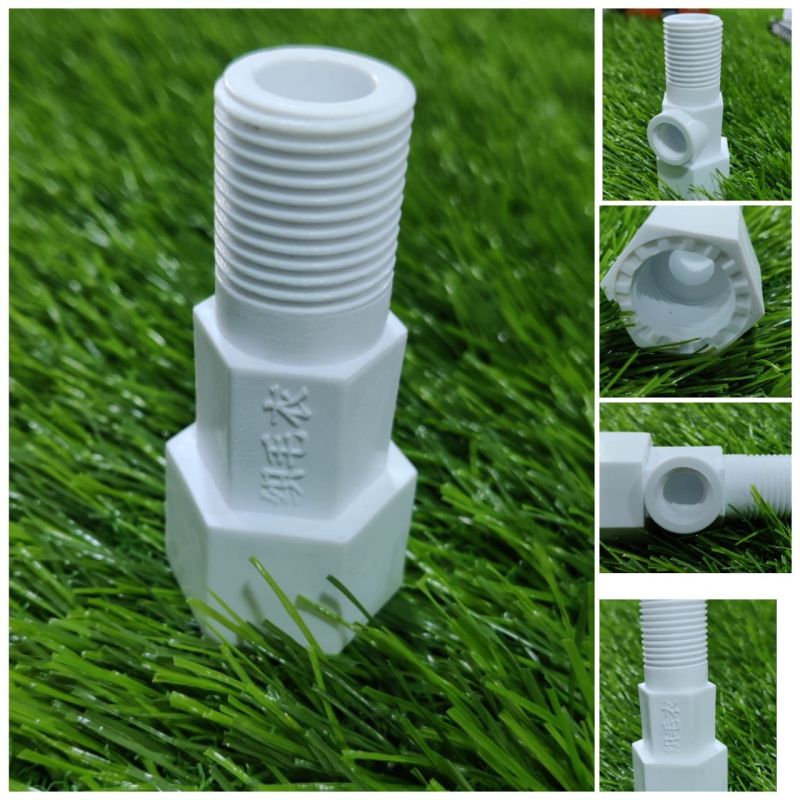 White Plastic RO Inlet Nipple