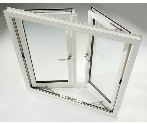 Hinged Polished UPVC French Window, Shape : Rectangular