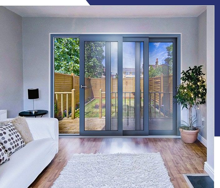 Rectangular Polished UPVC Sliding Door, Feature : Perfect Shape, Crack Proof