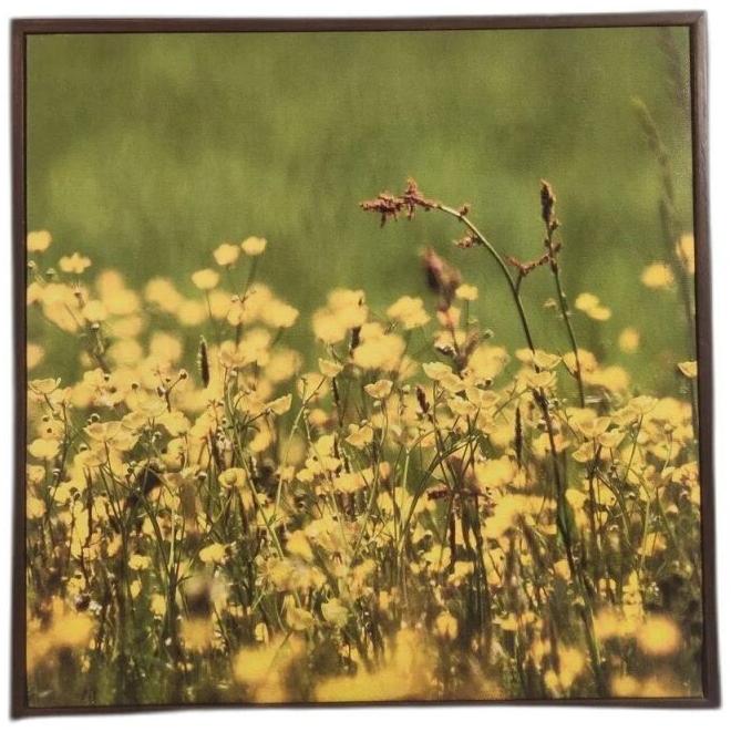 Canvas fine art painting, Color : Yellow Green