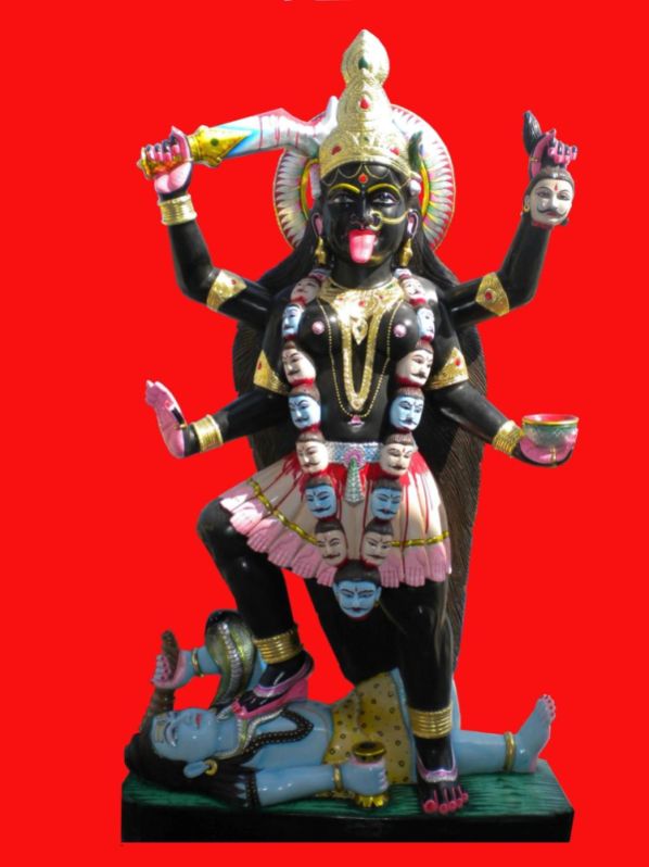 Maha Kali Marble Statue