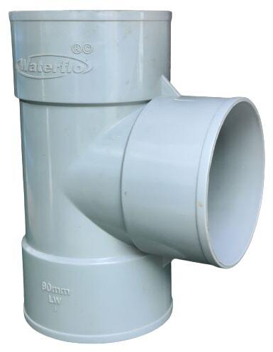 Grey Waterflo 4kg PVC Tee, for Pipe Feetings, Size : 20mm to 250mm