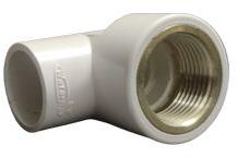 White Waterflo CPVC Brass Elbow, Feature : Durable, Fine Finished, Heat Resistance