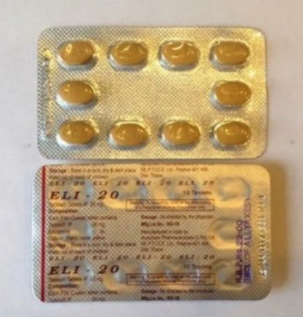 ELI 20mg Tablets, Packaging Type : Box