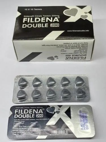 Fildena Double 200 Mg Tablets, Packaging Size : 10*10