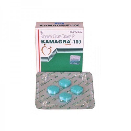 Kamagra Gold 100 Mg Tablets, Pack Size : 1*4