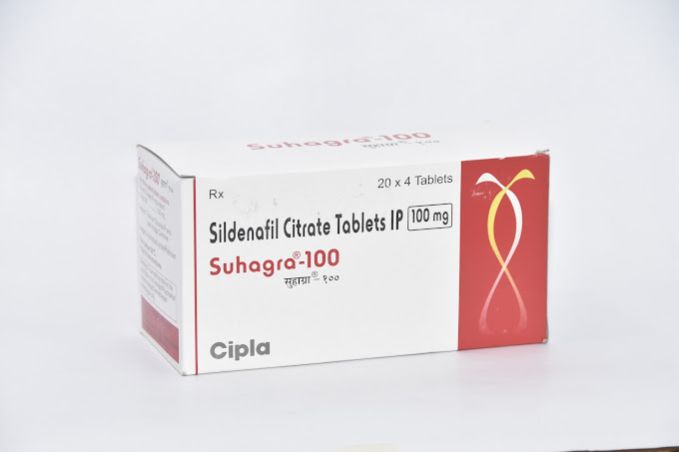 Sildenafil Citrate Tablets Ip 100mg, Packaging Type : Blister