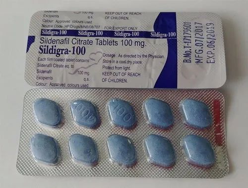 Sildigra 100 Mg Tablets, Packaging Type : Box