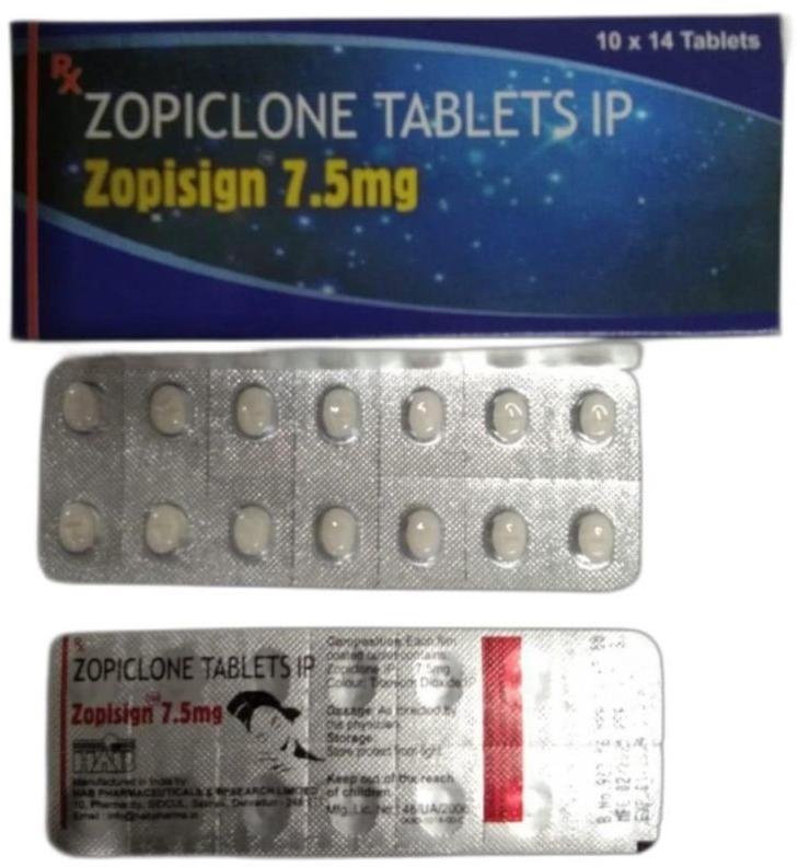 Zopisign 7.5 Mg Tablets