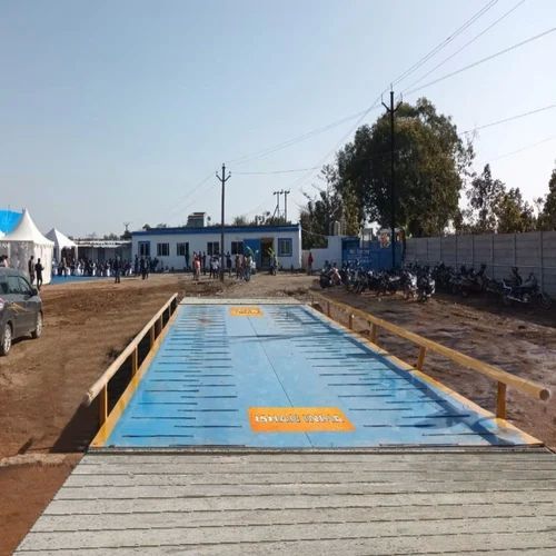 Steel 100 Ton Electronic Weighbridge, Weighing Capacity : 80 - 120 tonnes