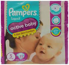 Pampers Active Baby Diapers, Feature : Comfortable, Disposable