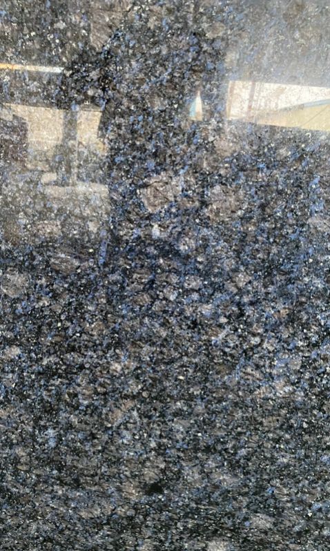 Rectangle Ice Blue Granite Slab, For Flooring, Kitchen Counter Tops, Steps Etc, ., Size : Multiple Sizes