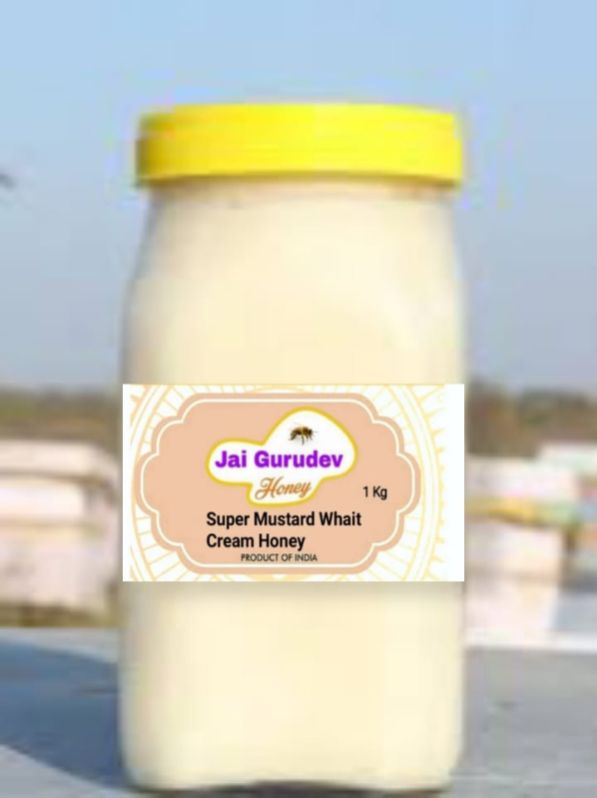 Mustard White Cream Honey, Feature : Freshness, Healthy, Organic