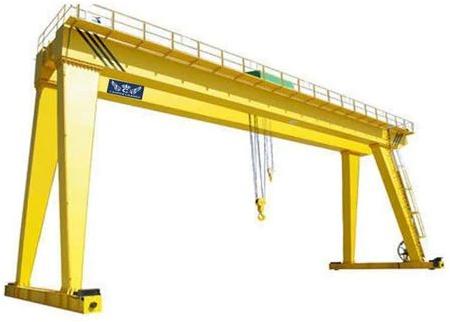 Yellow Double Girder Gantry Crane, for Construction, Industrial