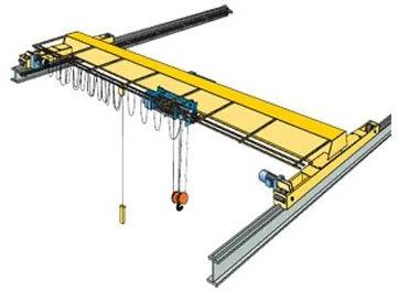 Electric Mild Steel Single Girder Bridge Crane, for Workshop, Load Capacity : 5 Ton