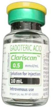 Liquid 10 ml Gadoteric Acid Injection, Purity : 99.9%