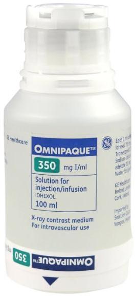 Liquid Omnipaque 350 mg, for Clinical, Hospital, Purity : 100%