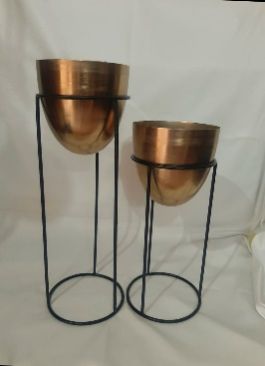 Metal Flower Pot Set