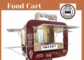 Iron food cart, Feature : Easily Cleaned