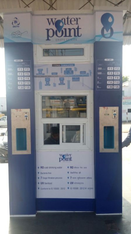 Multicolor Automatic Stainless Steel Water ATM Machine