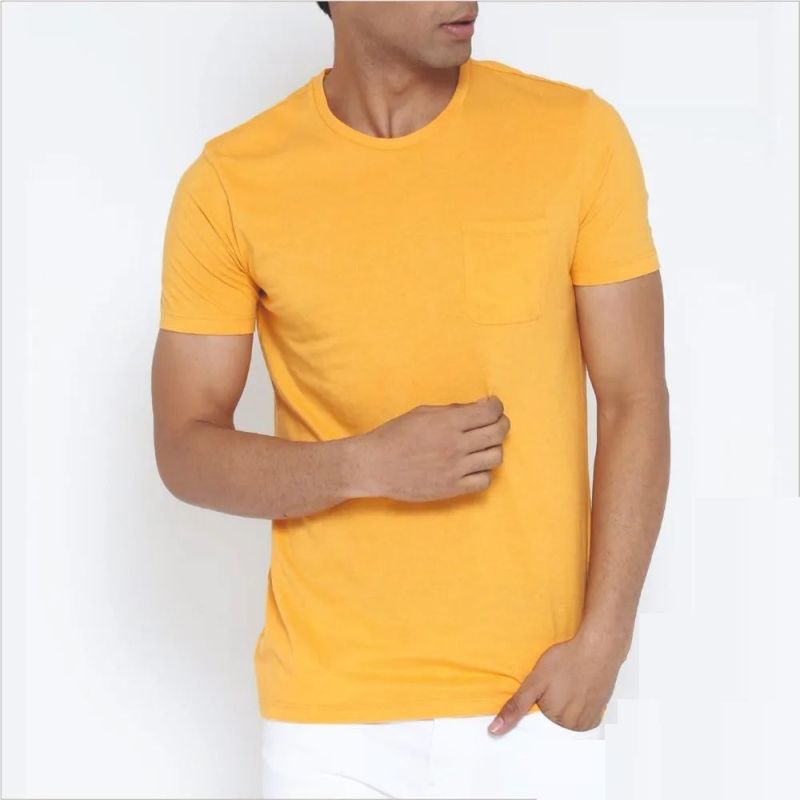 Plain Cotton Mens Round Neck T-Shirts, Sleeve Type : Half Sleeves