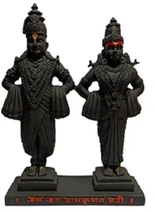 2 Feet Marble Black Radha Krishna Statue