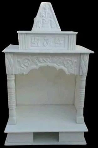 Rectangular Polished Marble Carved Temple, for Hotel, Size : 4 Feet