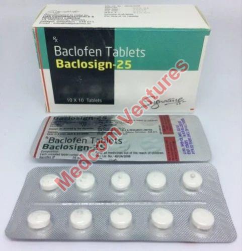 Baclosign-25 Tablets, Medicine Type : Allopathic