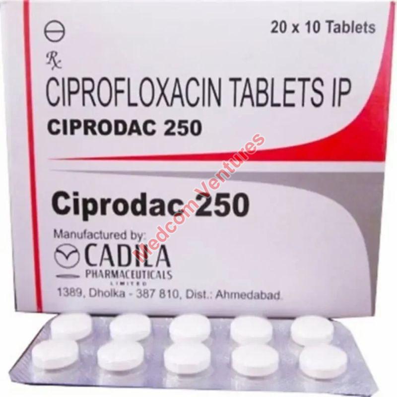 Ciprodac-250 Tablets, Medicine Type : Allopathic