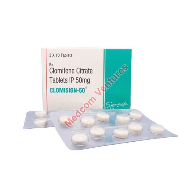 Clomisign-50 Tablets, Medicine Type : Allopathic