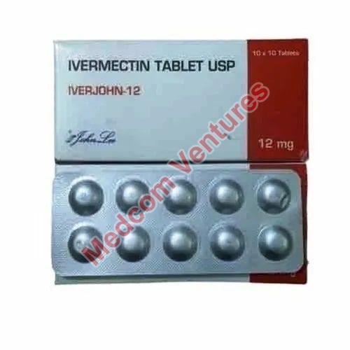 Iverjohn 12 Tablets, Medicine Type : Allopathic