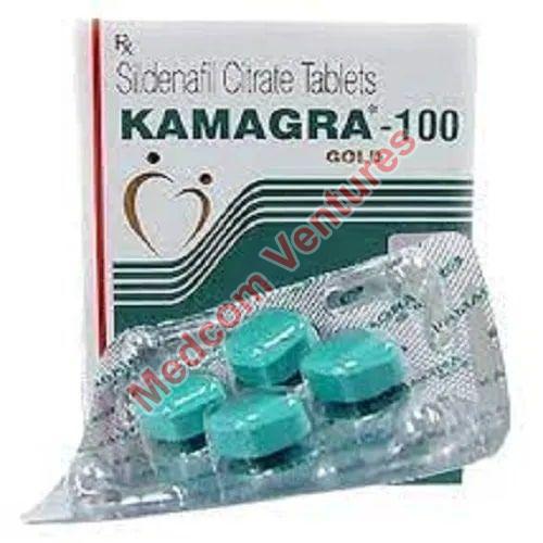 Kamagra Gold-100 Tablets, Medicine Type : Allopathic