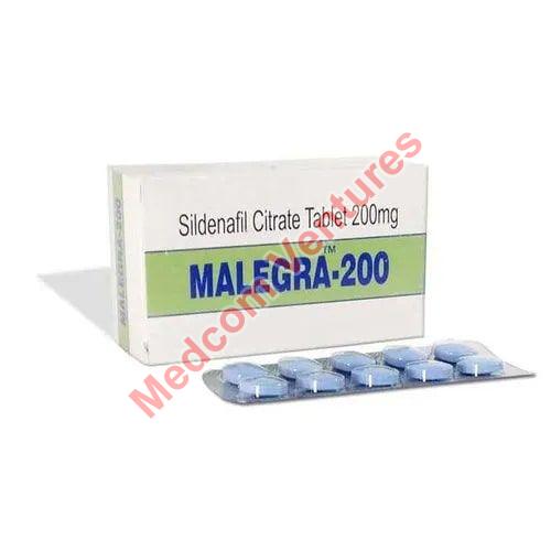 Malegra-200 Tablets, Medicine Type : Allopathic