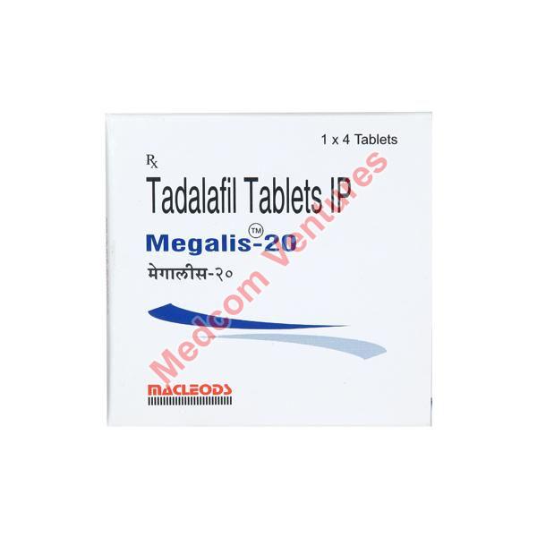 Megalis 20 Tablets, Medicine Type : Allopathic