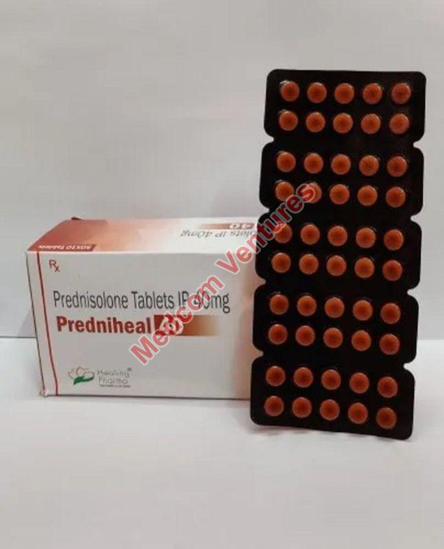 Predniheal 40 Tablets, Medicine Type : Allopathic