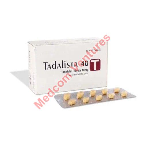 Tadalista-40 Tablets, Medicine Type : Allopathic