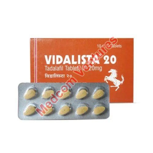 Vidalista-20 Tablets, Medicine Type : Allopathic