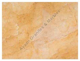 Golden Rectangular Polished Burberry Gold Marble Slab, For Construction, Size : Standard