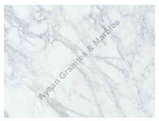 White Rectangular Polished Calacatta Oro Marble Slab, For Construction, Size : Standard