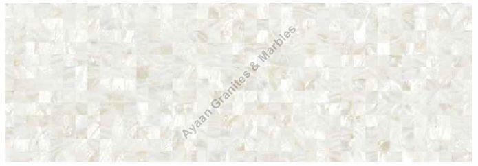 Rectangle White MOP Stone Slab, for Construction, Size : Standard