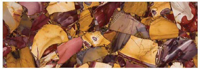 Multi Color Rectangle Wild Agate Stone Slab, for Construction, Size : Standard