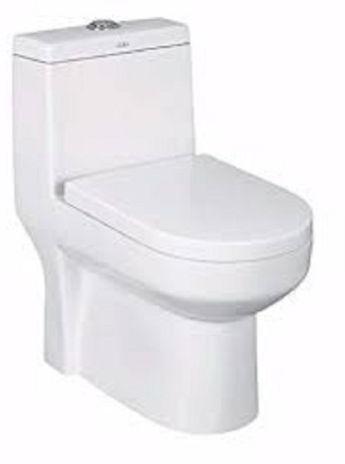 White Ceramic One Piece Toilet
