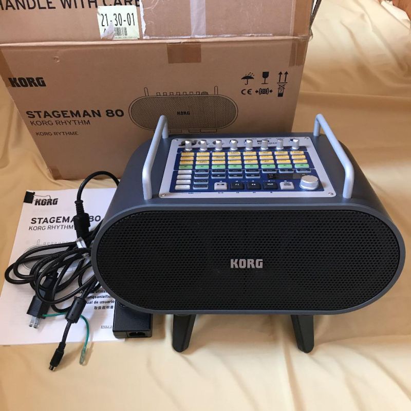 Korg STAGEMAN 80 Rhythm Machine and PA System