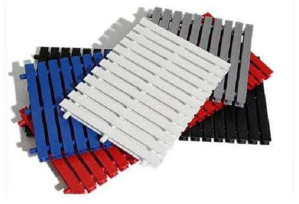 Multicolor PVC Swimming Pool Overflow Grating, Shape : Rectangular